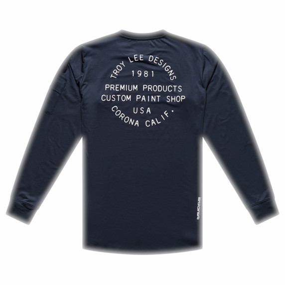Troy Lee Designs Ruckus Long Sleeve Ride Tee Pressed Carbon