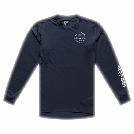 Troy Lee Designs Ruckus Long Sleeve Ride Tee Pressed Carbon