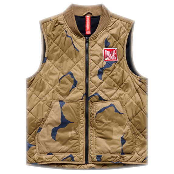 Troy Lee Designs Ruckus Ride Vest Flow Camo Sienna
