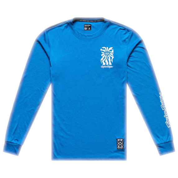 Troy Lee Designs Skyline Long Sleeve Ride Tee One Eye Aero Blue