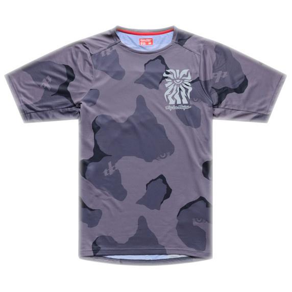 Troy Lee Designs Skyline Pro Short Sleeve Jersey Flow Camo Carbon