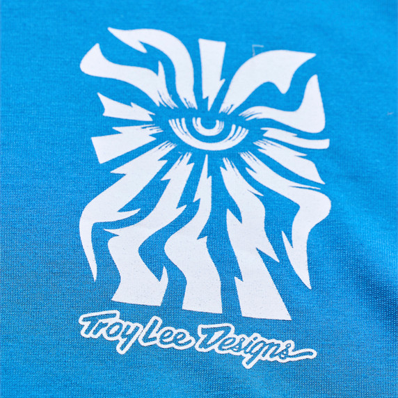 Troy Lee Designs Skyline Short Sleeve Ride Tee One Eye Aero Blue