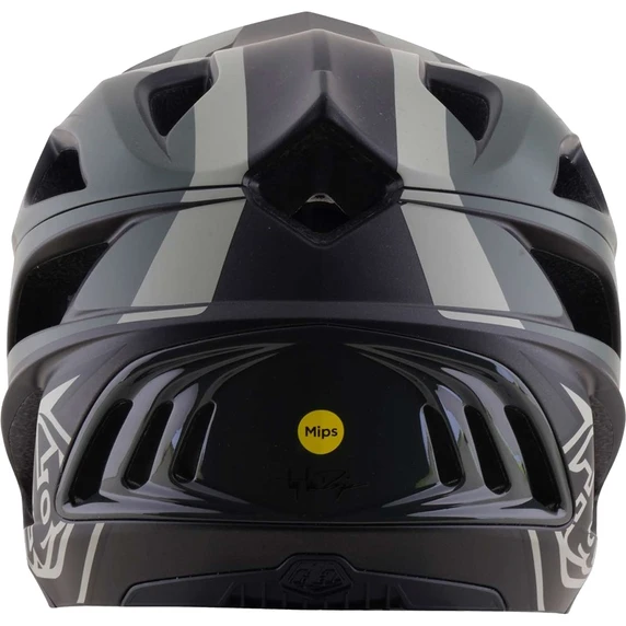 Troy Lee Designs Stage 2 AS Helmet High Viz Army / Charcoal