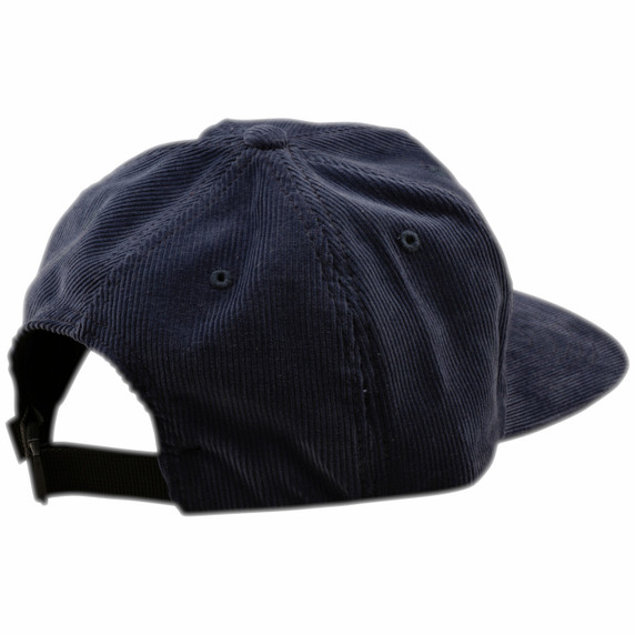 Troy Lee Designs Winners Circle Unstructured Snapback Hat Corduroy Indigo
