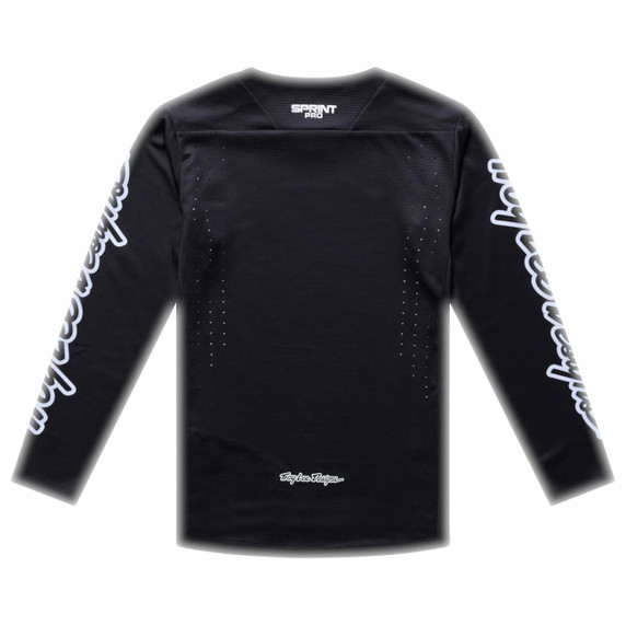 Troy Lee Designs Youth Sprint Pro Long Sleeve Jersey Mono Black