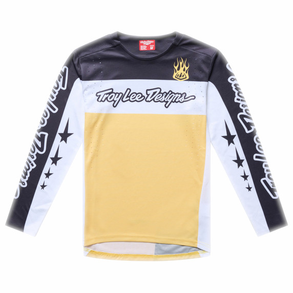 Troy Lee Designs Youth Sprint Pro Long Sleeve Jersey Yo Moto Butter