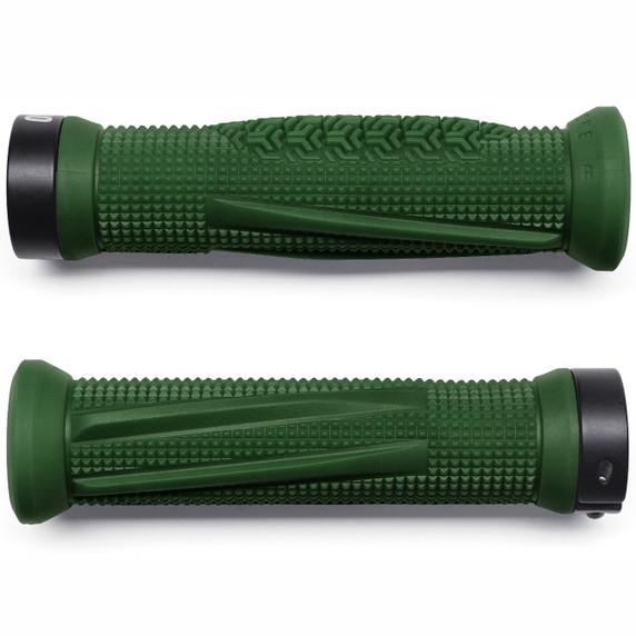 OneUp Components Jackson Goldstone Lock-On Grips Dark Green