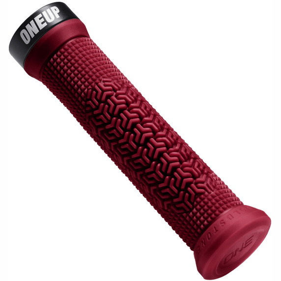 OneUp Components Jackson Goldstone Lock-On Grips Maroon