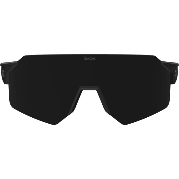 Sungod Airas Matte Black with Smoke Lens