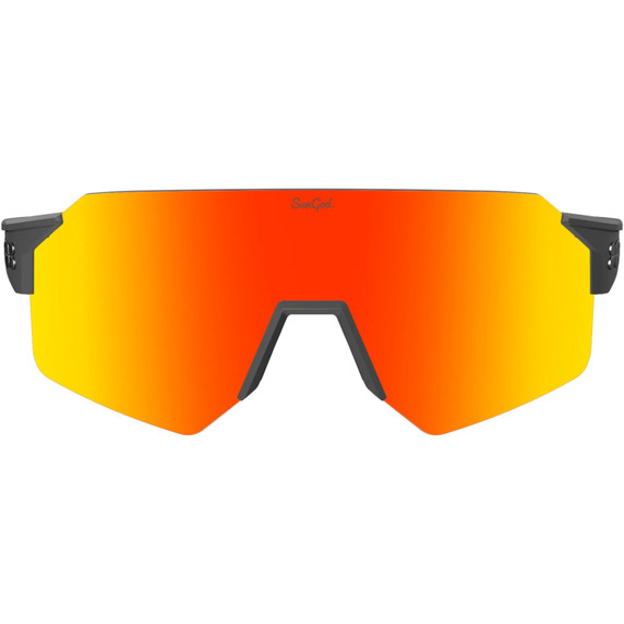 Sungod Airas Matte Grey with Fire Lens