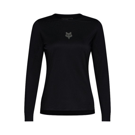 Fox Flexair Long Sleeve Womens Jersey Black