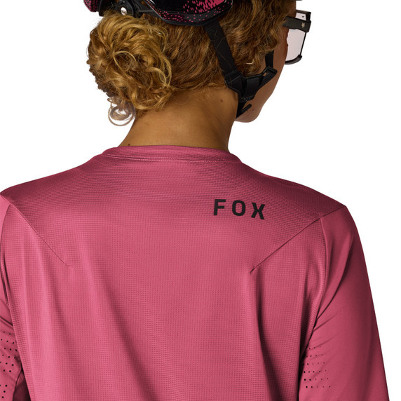 Fox Flexair Short Sleeve Womens Jersey Berry