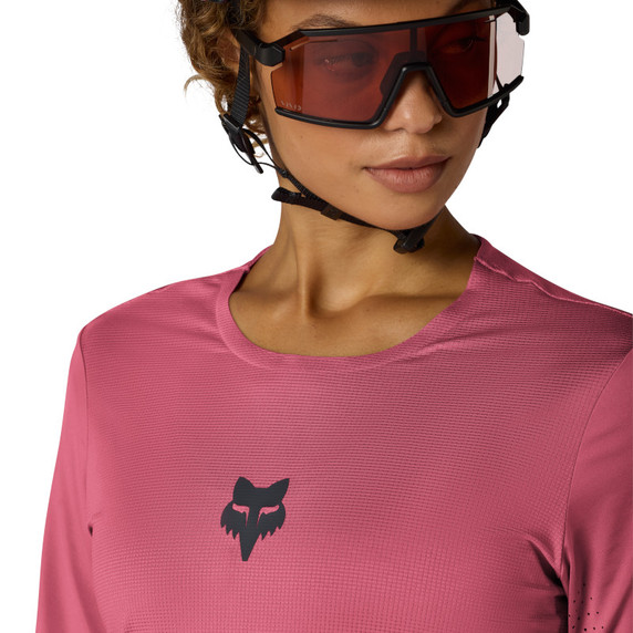 Fox Flexair Short Sleeve Womens Jersey Berry