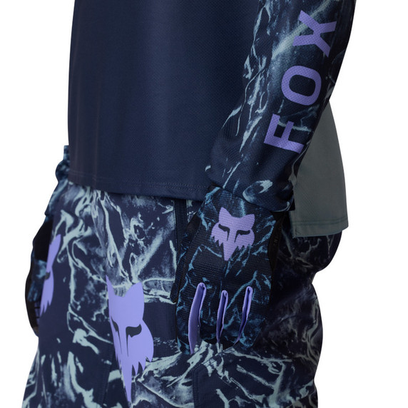 Fox Ranger Long Sleeve Womens Jersey Image Print Arctic Blue