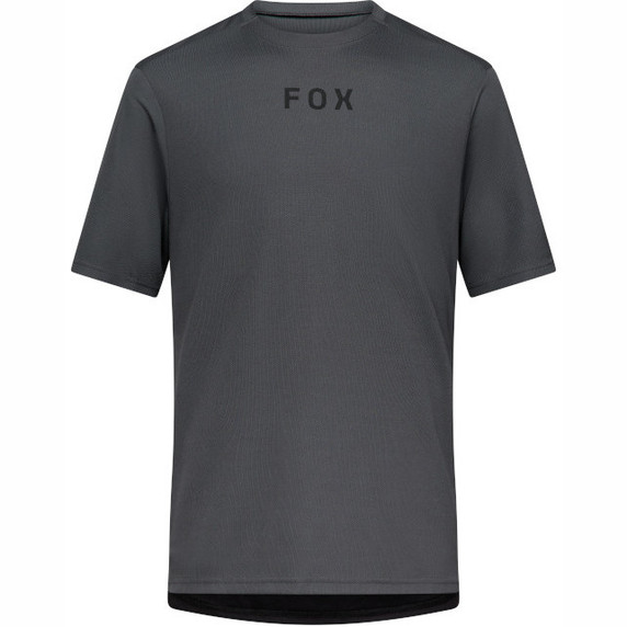 Fox Ranger Short Sleeve Wordmark Jersey Dark Shadow