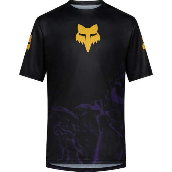 Fox Ranger Short Sleeve Youth Jersey Image Print Plum
