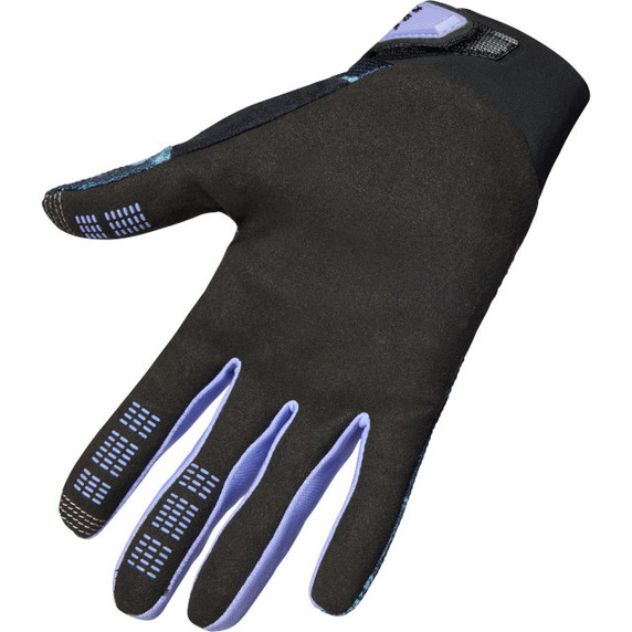 Fox Ranger Womens Full-Fingered MTB Glove Image Print Arctic Blue