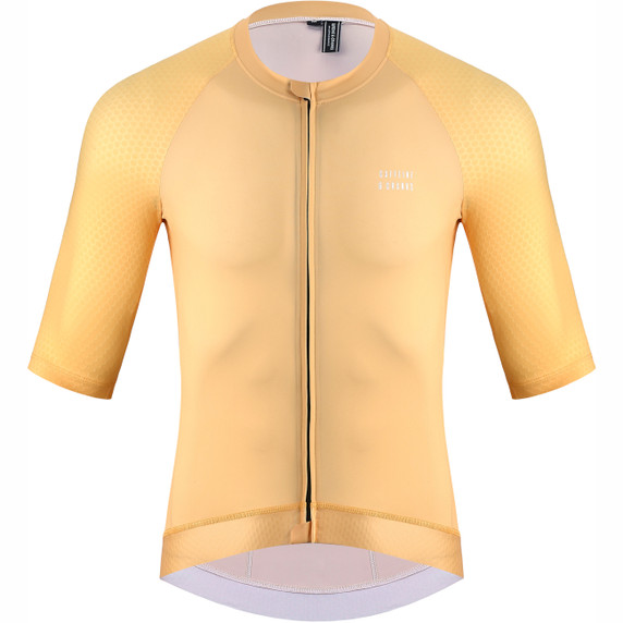 Caffeine and Cranks Pinnacle Jersey Rust Mens