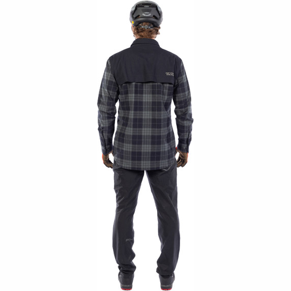 Fasthouse Adapt Long Sleeve Tech Flannel Black/Grey