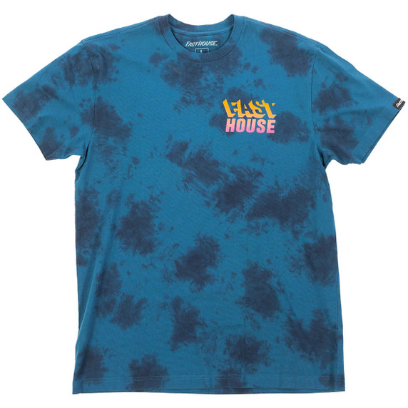 Fasthouse Cold Ones Short Sleeve Tee Indigo Crystal Wash