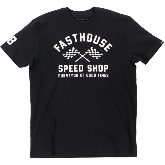 Fasthouse Crossroad Short Sleeve Tee Black