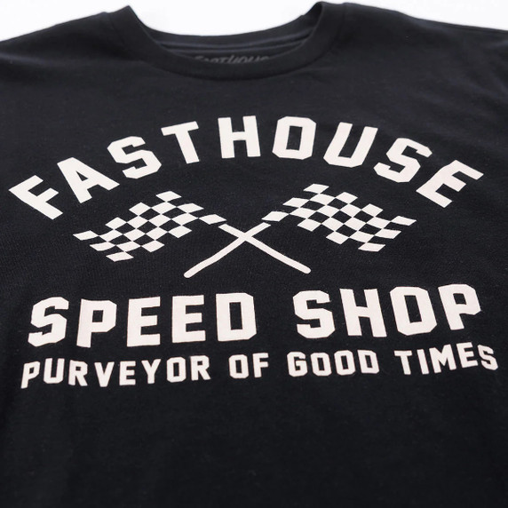 Fasthouse Crossroad Short Sleeve Tee Black