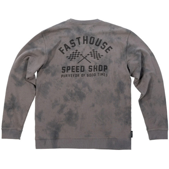 Fasthouse Crossroad Crew Neck Pullover Shadow Crystal Wash