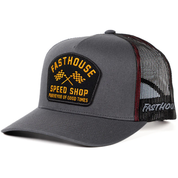 Fasthouse Crossroad Hat Dark Grey
