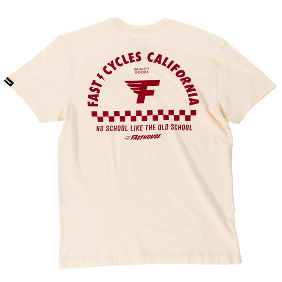 Fasthouse Fast Cycles Short Sleeve Tee Natural