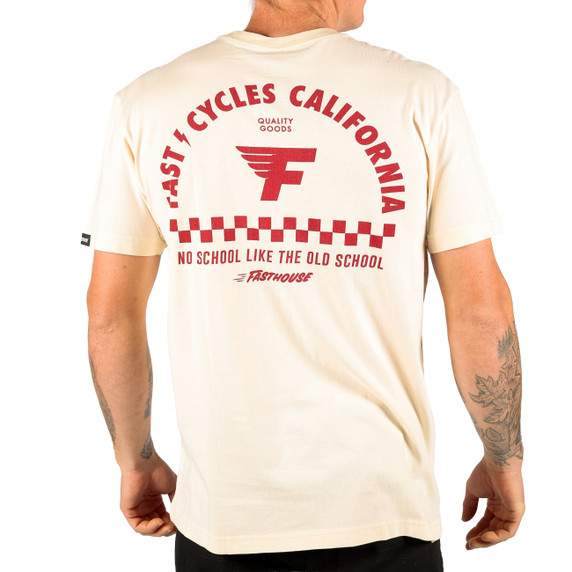 Fasthouse Fast Cycles Short Sleeve Tee Natural