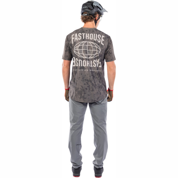 Fasthouse Impakt Baux Short Sleeve Jersey Pewter Crystal Wash