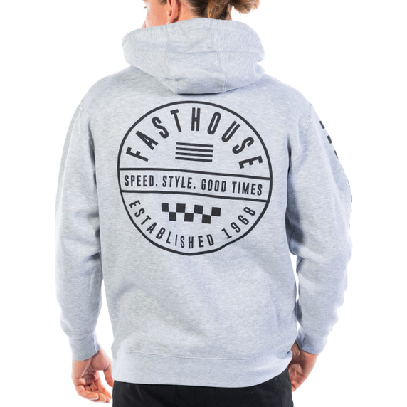 Fasthouse Statement Hooded Pullover Heather Grey