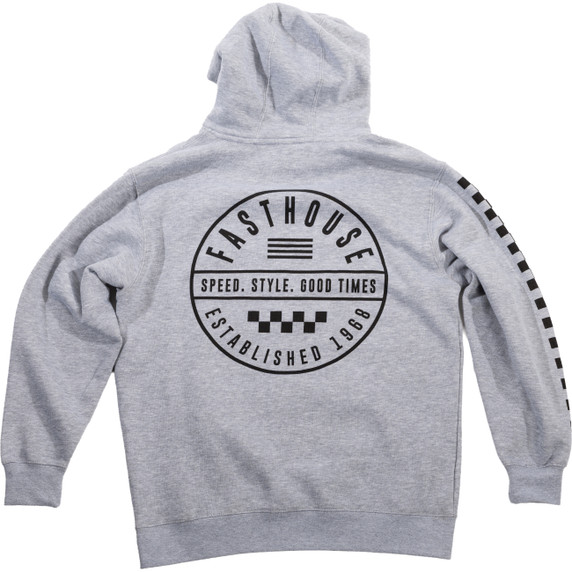 Fasthouse Statement Hooded Pullover Heather Grey