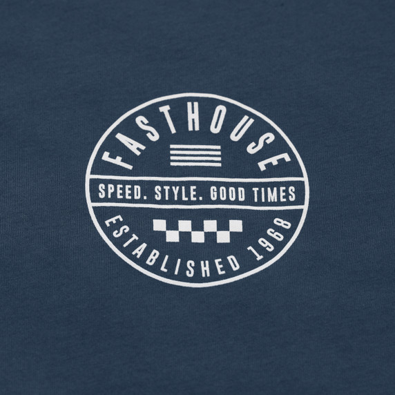 Fasthouse Statement Short Sleeve Tee Navy