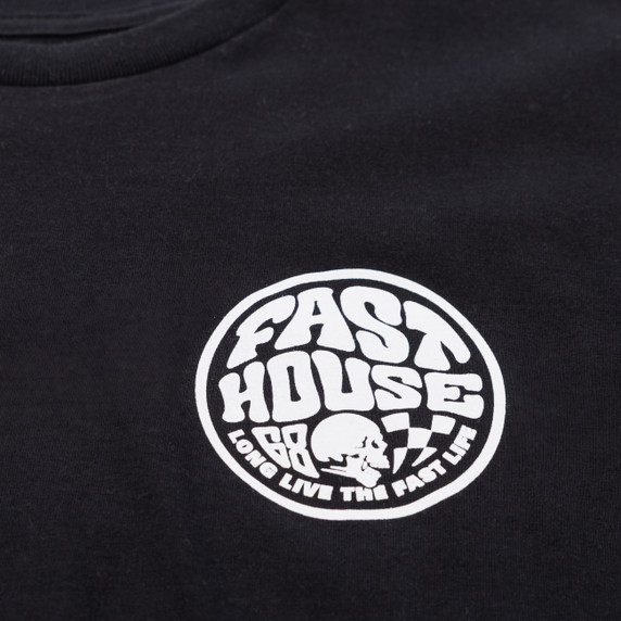 Fasthouse Waxed Short Sleeve Tee Black