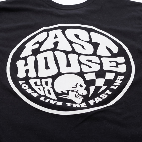 Fasthouse Waxed Short Sleeve Tee Black