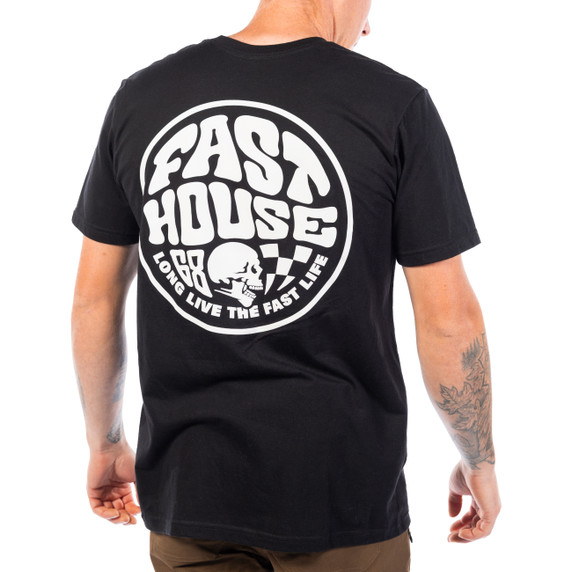 Fasthouse Waxed Short Sleeve Tee Black