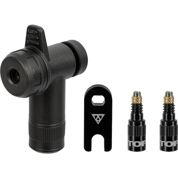 Topeak Turboflow Valve Combo W/Rapidhead