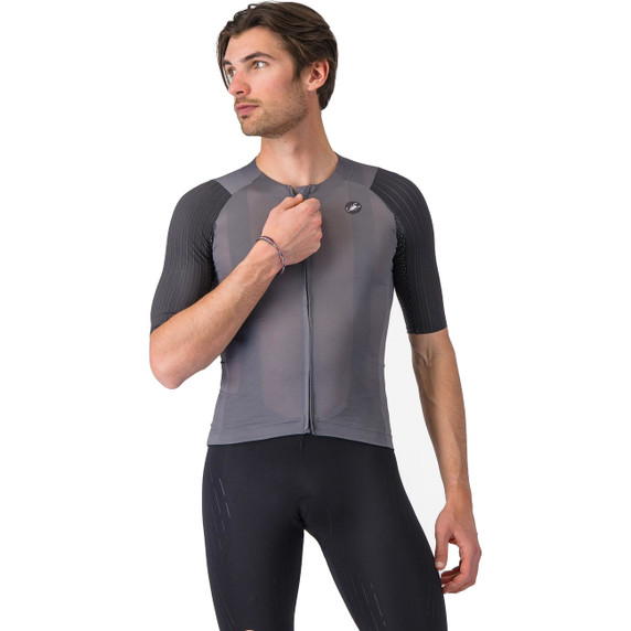 Castelli Aero Race 8S Jersey Smoky Gray
