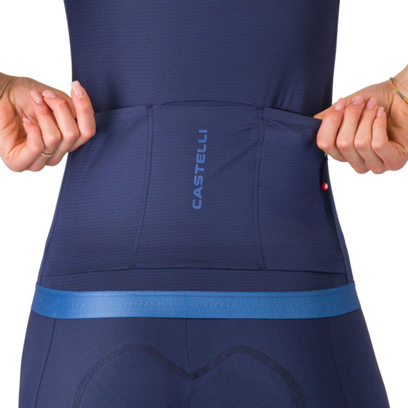 Castelli Espresso 2 Womens Jersey Belgian Blue