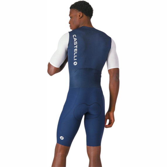 Castelli Saturday Morning Skinsuit Belgian Blue/White