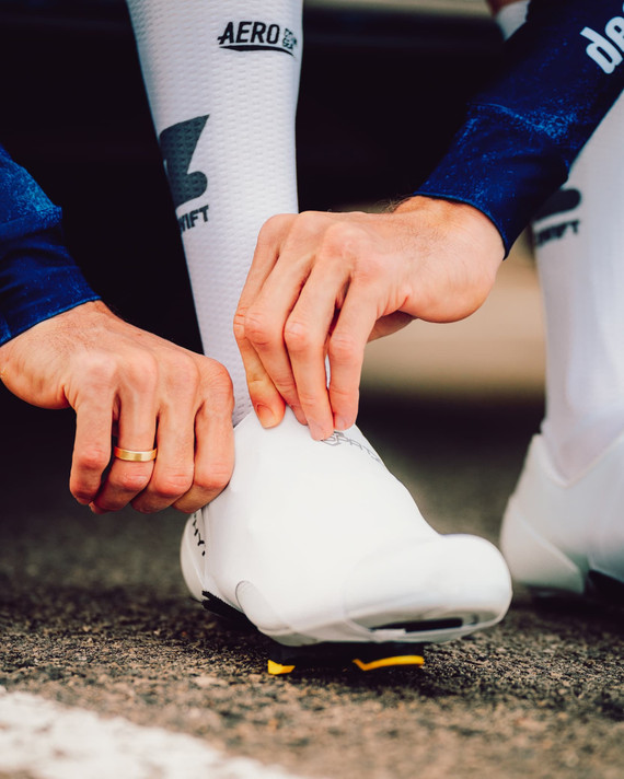 SpatzWear Dialz Shoe Dial/Lace Covers White