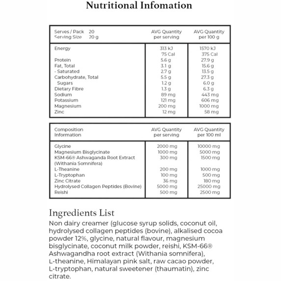 Rhise ReCharge Collagen Hot Chocolate 400g