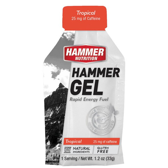 Hammer Gel Tropical 33g 25mg Caffeine