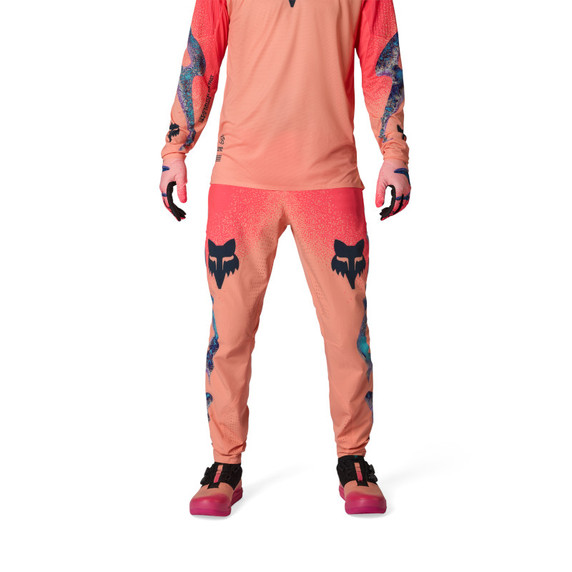 Fox Mens Flexair MTB Pants Vision LE Peach