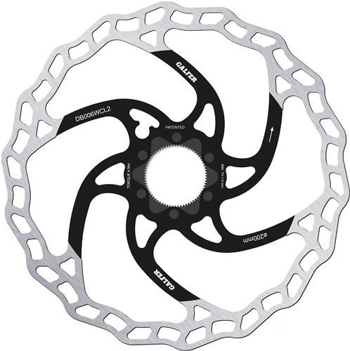 Galfer Wave Fixed 2.0mm Centrelock Disc Brake Rotor - 200 mm