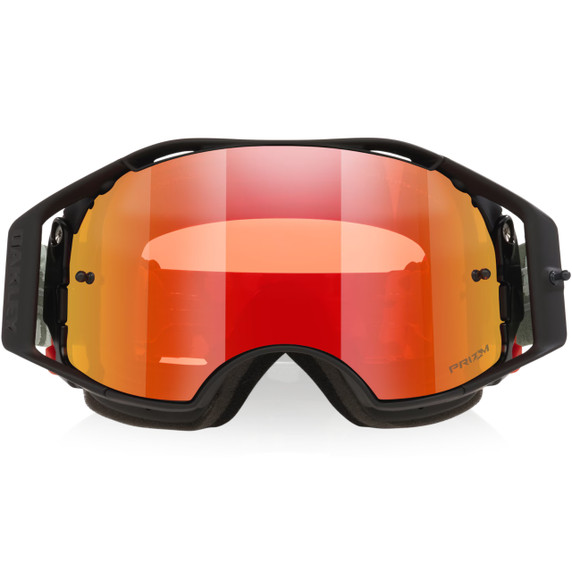 Oakley Airbrake MTB Goggles Green Camo W/ Prizm Trail Torch Lens