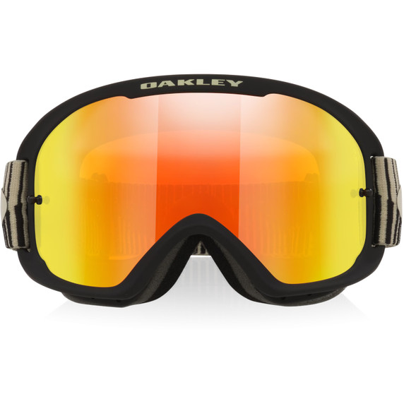 Oakley O Frame Pro 2.0 MTB Goggles Black Sand W/ Fire Iridium Lens