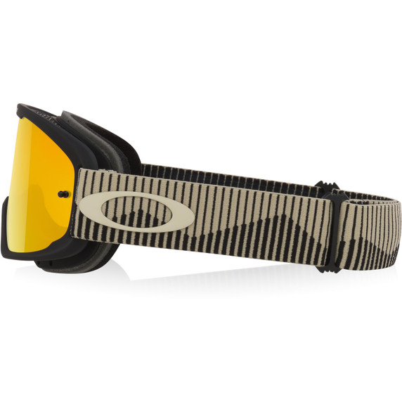 Oakley O Frame Pro 2.0 MTB Goggles Black Sand W/ Fire Iridium Lens