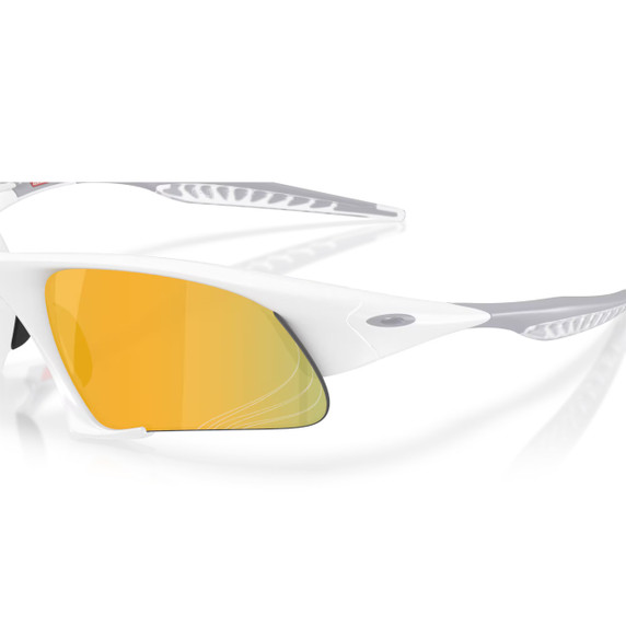 Oakley Suture Jacket Matte White W/ Prizm 24K Polarized Lens